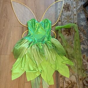 Disney Tinkerbell / Fairy Halloween Costume Cosplay Women's Small